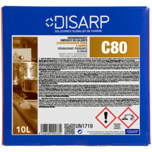 C80 Desengrasante Enérgico en calinete Hornos y Planchas