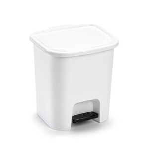 Cubo Paperera Quadrada 8 Litros Tapa Pedal