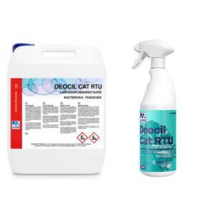 DEOCIL CAT RTU Limpiador Desinfectante Virucida, Bactericida y Fungicida.