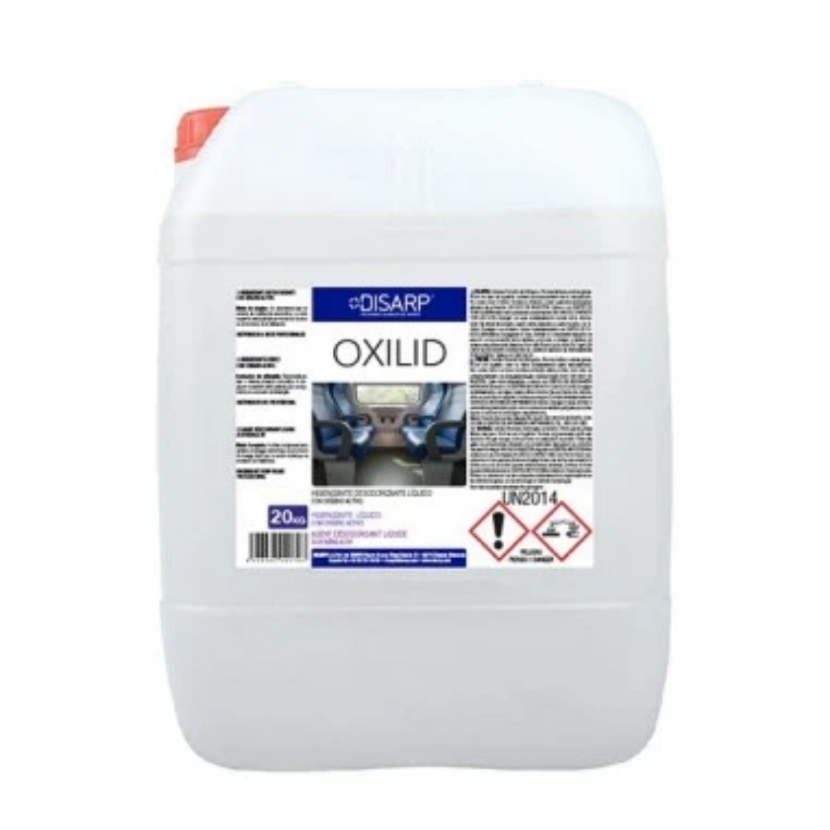 OXILID 20KG -Aditivo Blanqueante Líquido con Oxígeno Activo Altas Temperaturas de Blanqueo-
