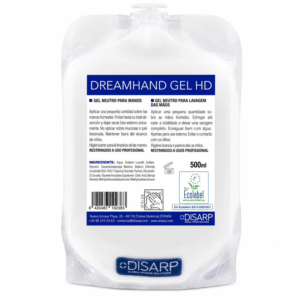 DREAMHAND Gel HD Eco-z -ECOLABEL-