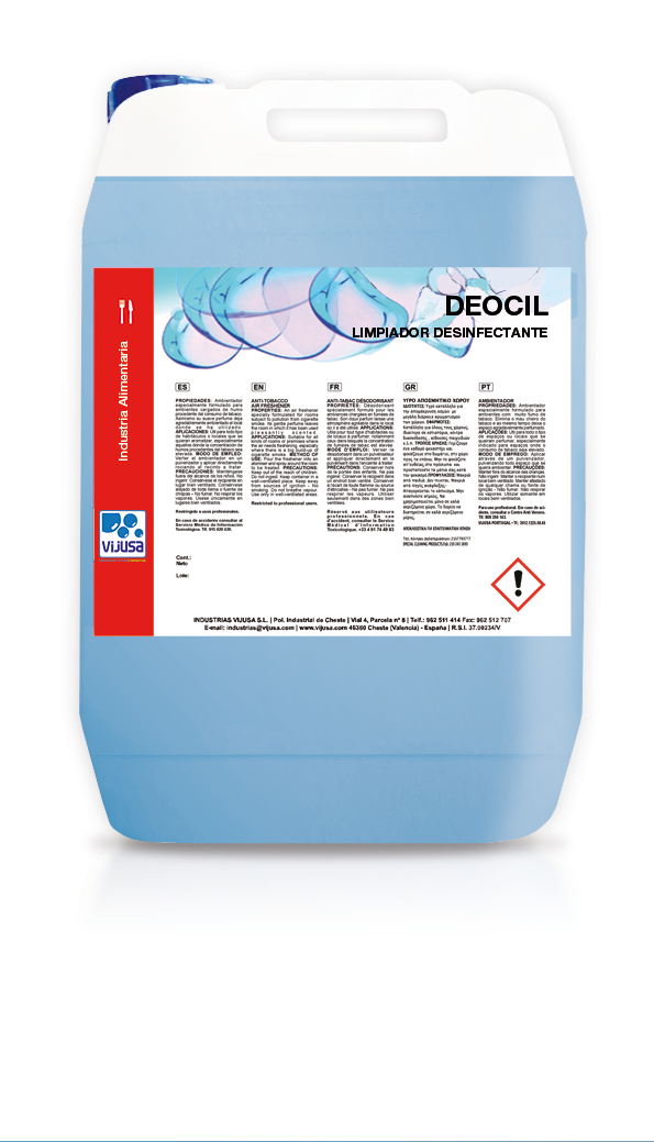 DEOCIL -Limpiador desinfectante-