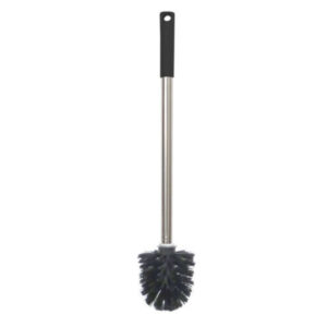 Escobilla Wc Negro Con Mango Metalico