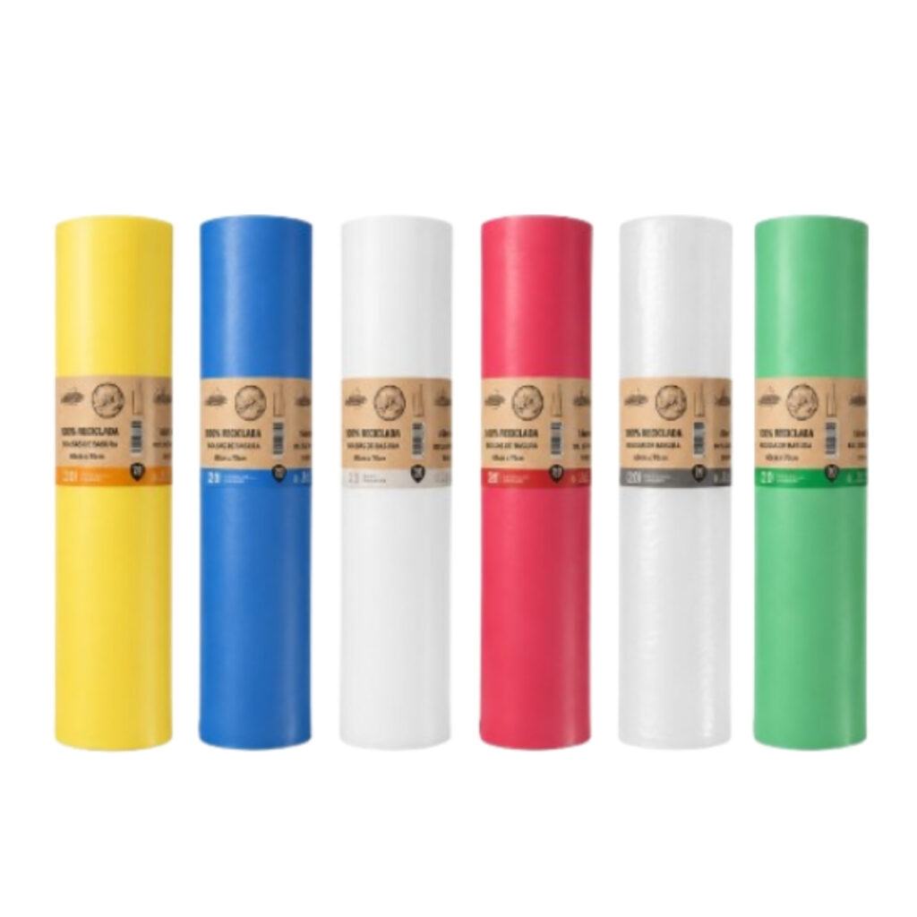 Sacos para la Gestión de Residuos  Colores 52x58 EQG70 R25u. C80r.